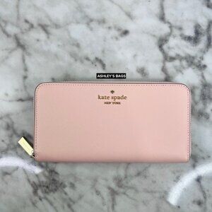 Kate Spade Madison Large Continental Wallet In Conch Pink